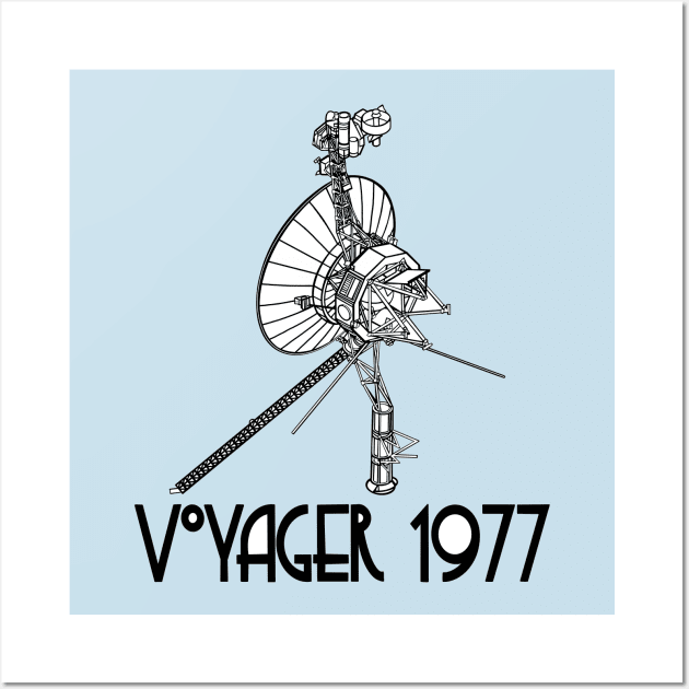 Voyager 1977 Wall Art by Colonel JD McShiteBurger